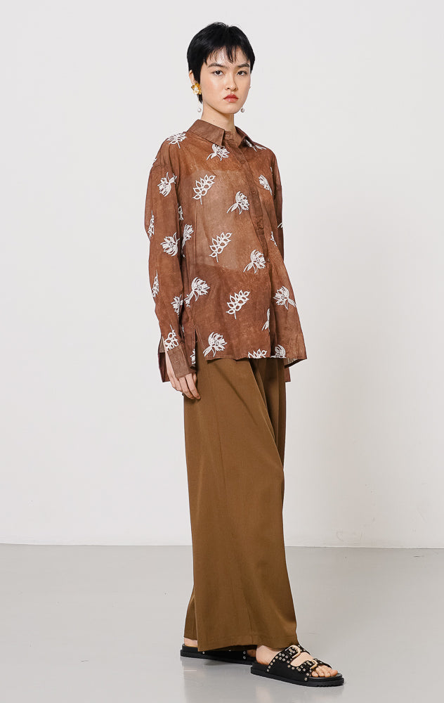 Suri Top Brown