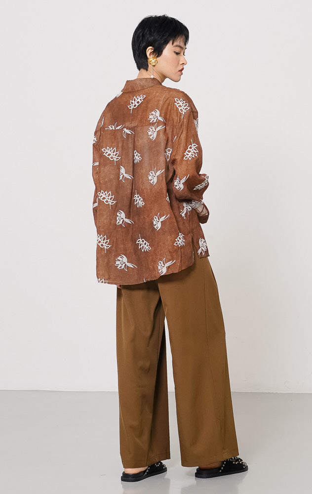 Suri Top Brown