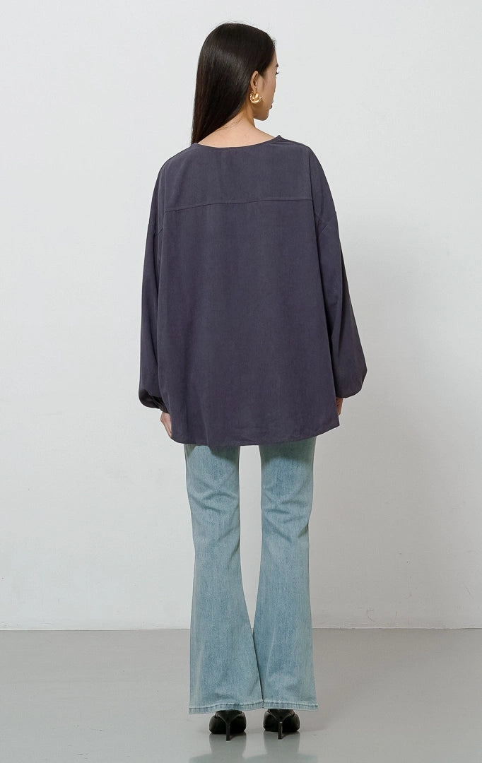 Karen Top Dark Grey