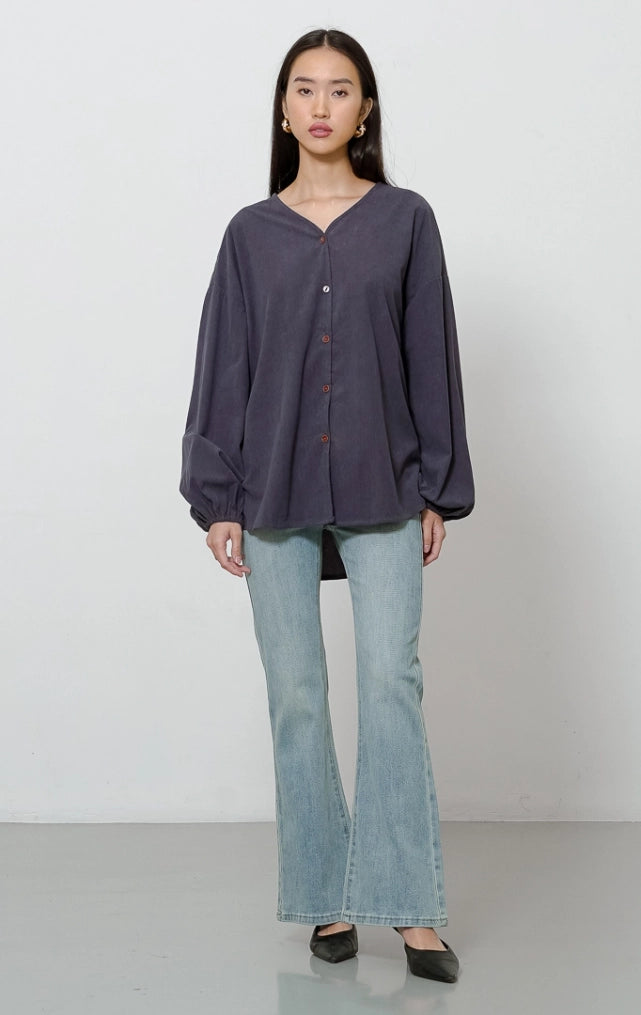 Karen Top Dark Grey
