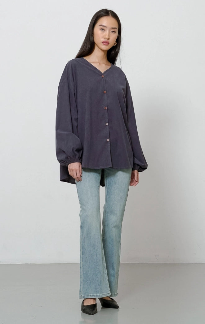 Karen Top Dark Grey