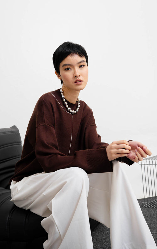 Eden Sweater Dark Brown
