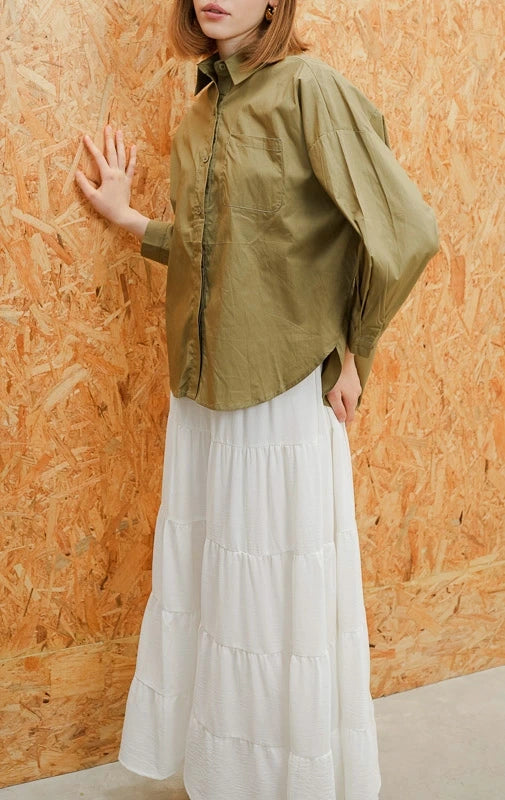 Natali Top Olive