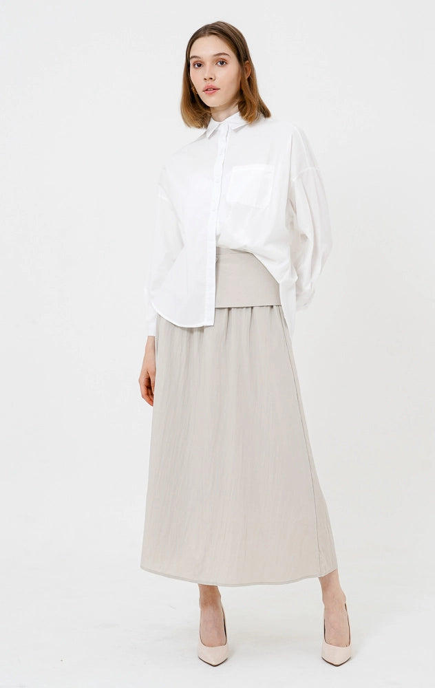 Natali Top White