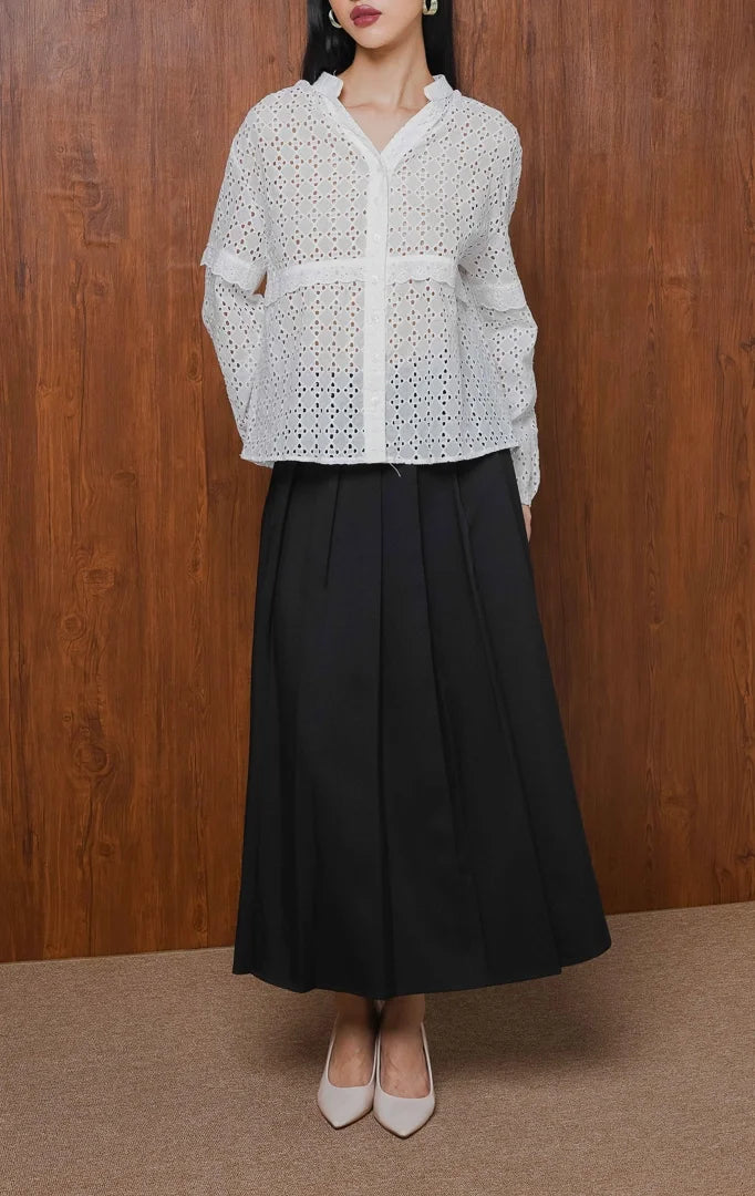 Ziona Top White
