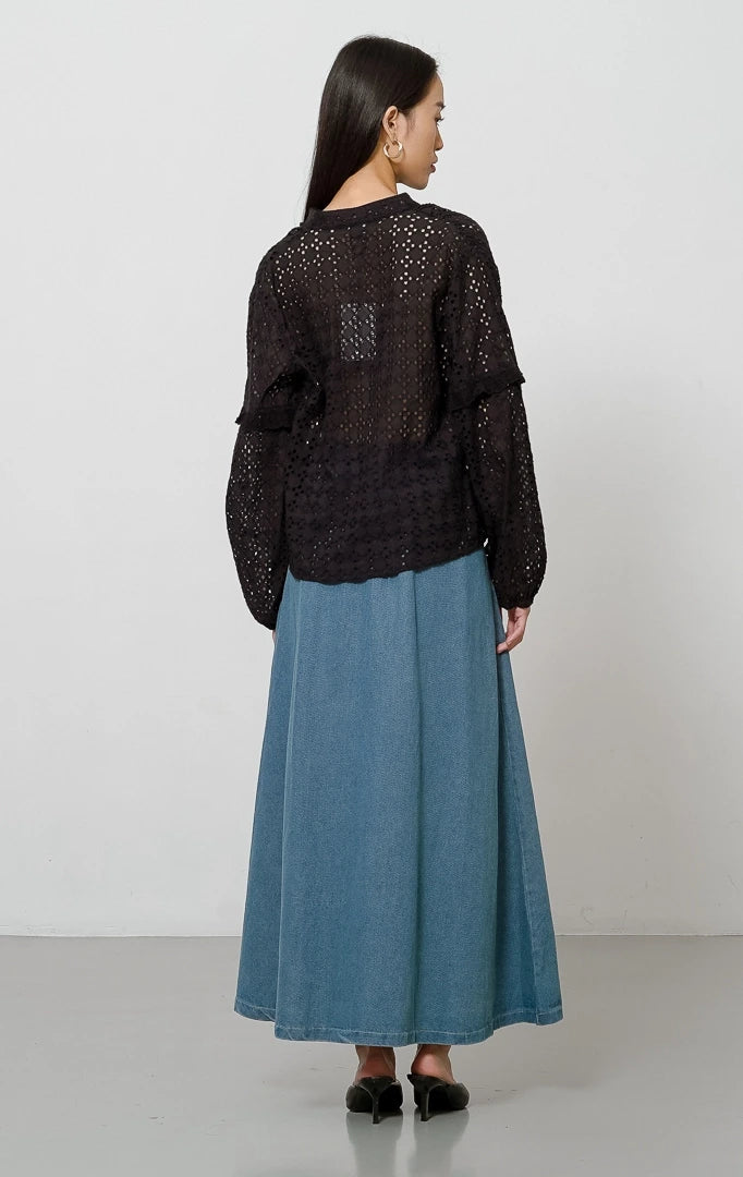 Ziona Top Black