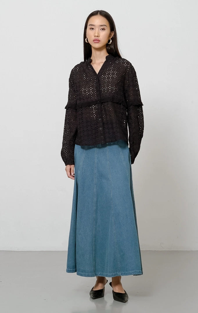 Ziona Top Black