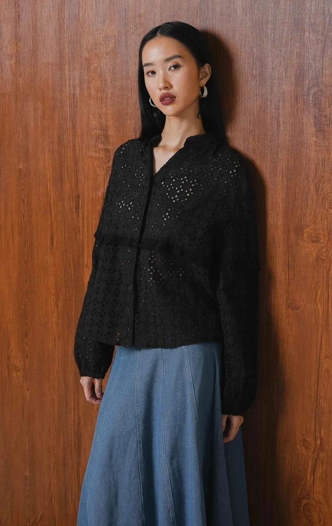 Ziona Top Black