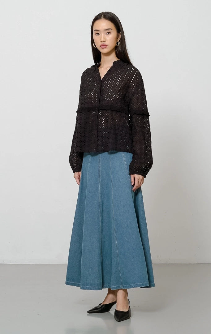 Ziona Top Black