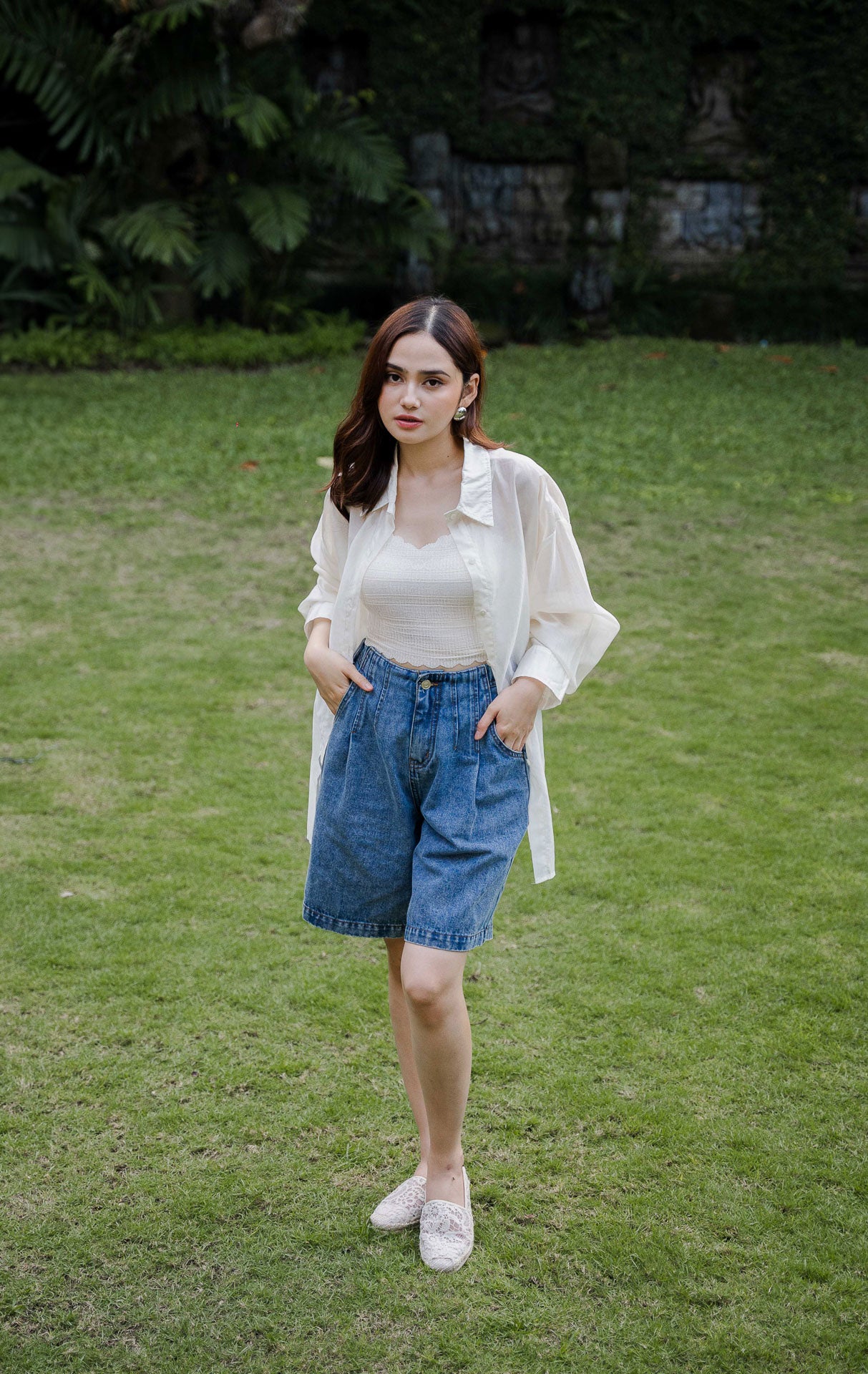 SH Aera Top White