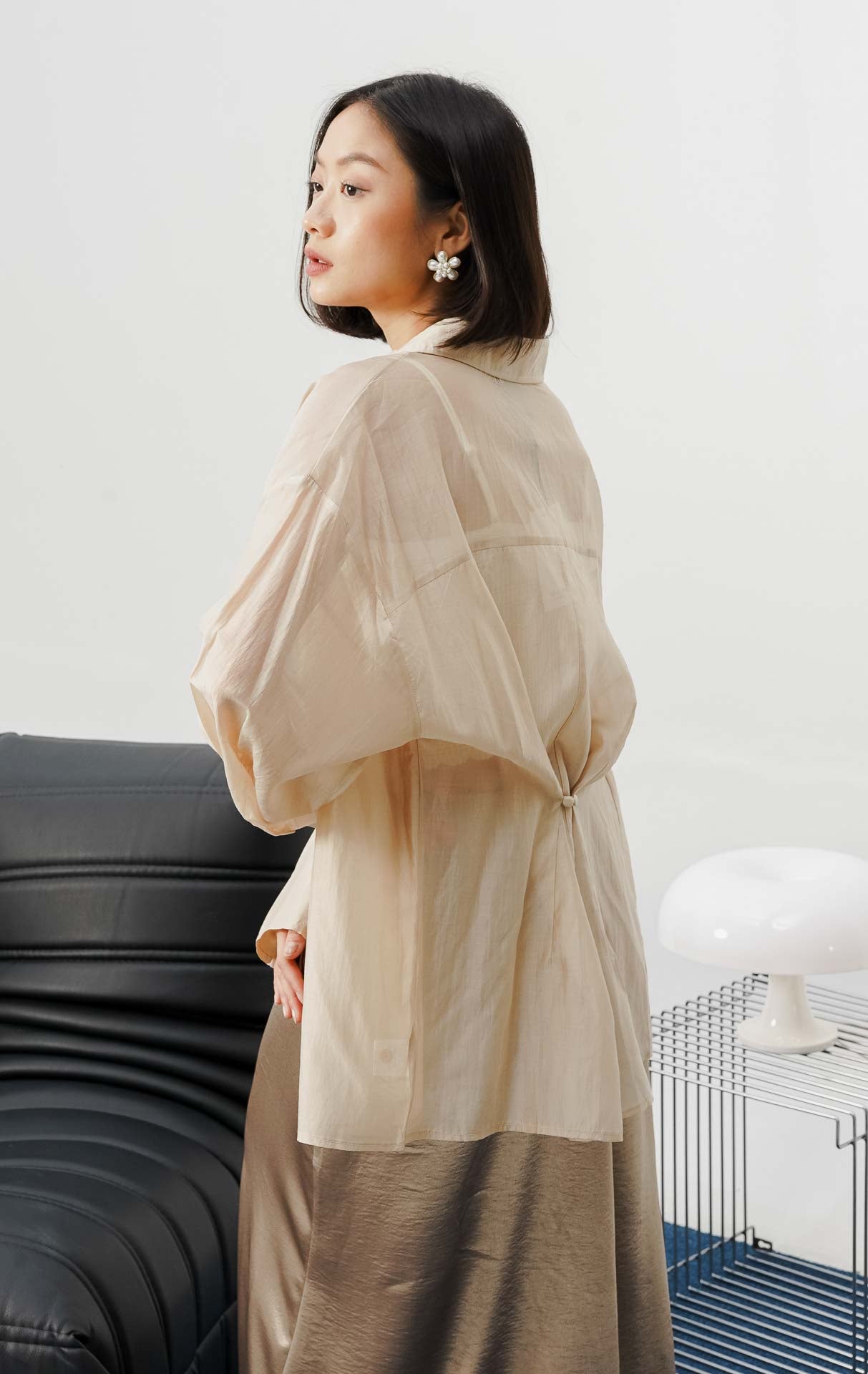 Aera Top Brown