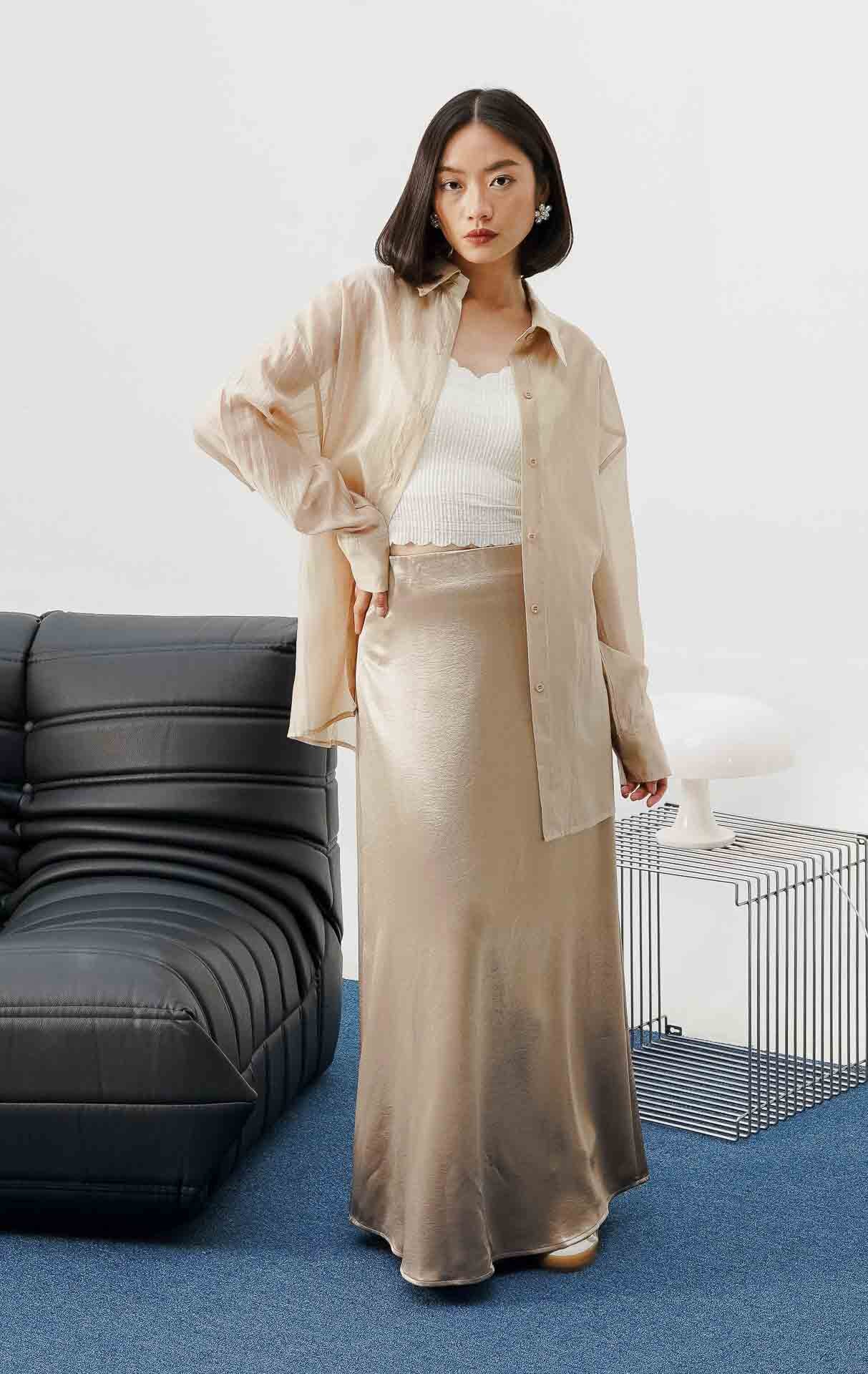 Aera Top Brown