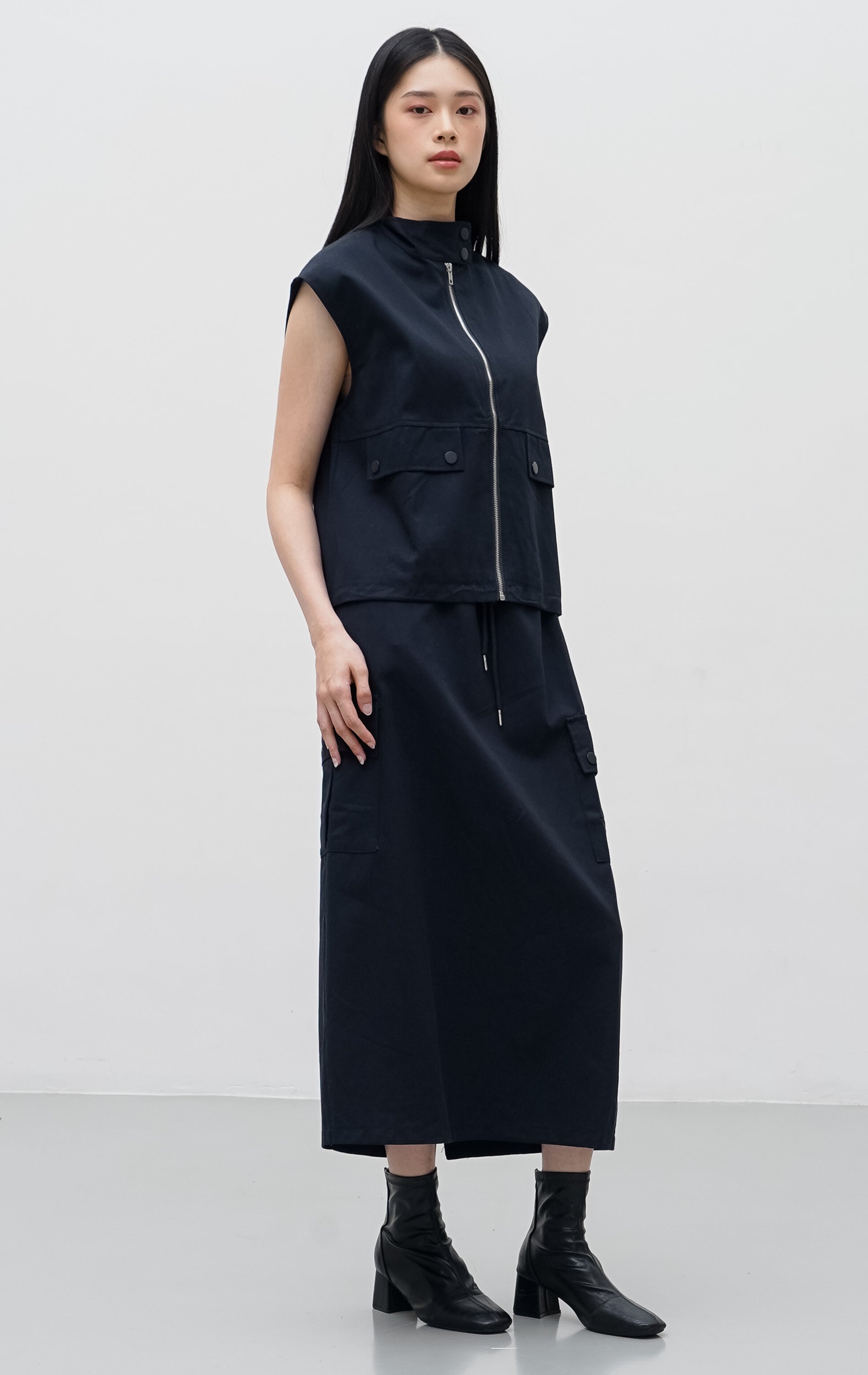 Leith Top Black