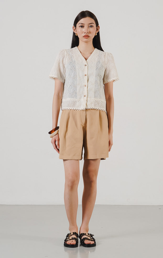 Naka Top Ivory