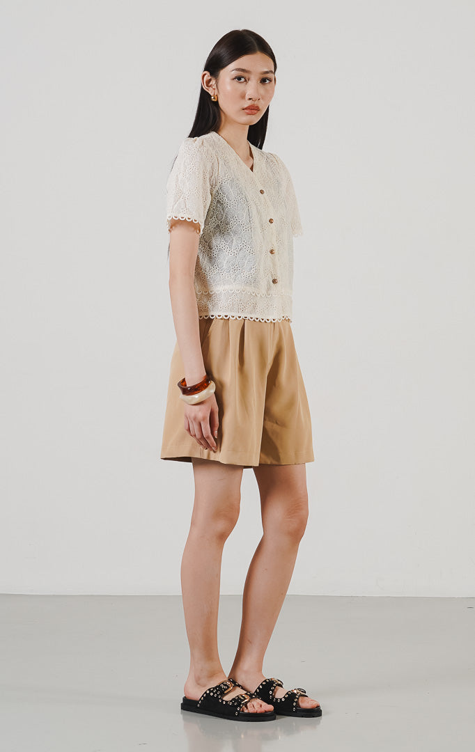 Naka Top Ivory
