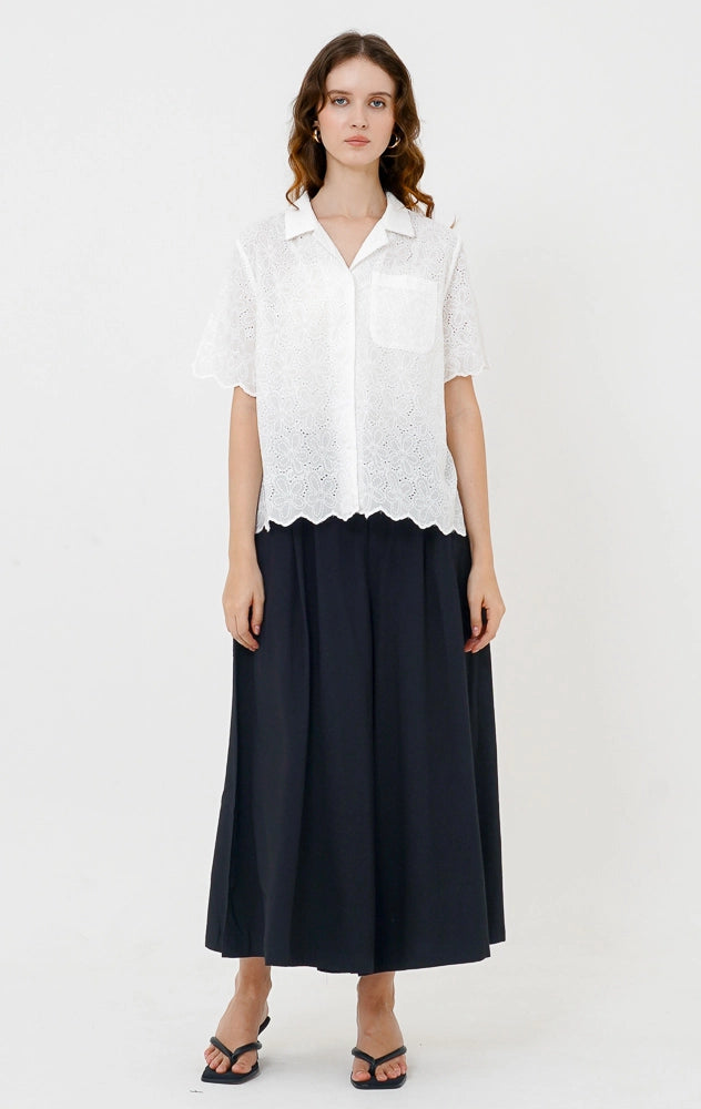 Sarah Top White