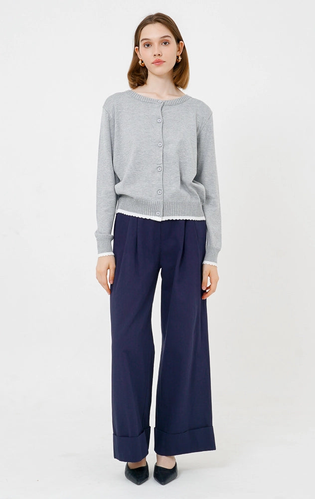 Angelia Cardigan Grey