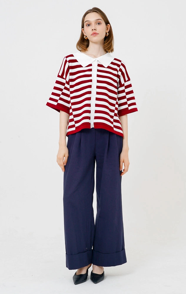Isla Top Red Striped