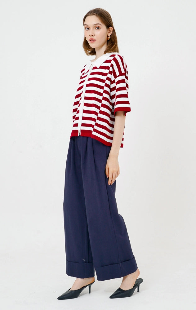 Isla Top Red Striped