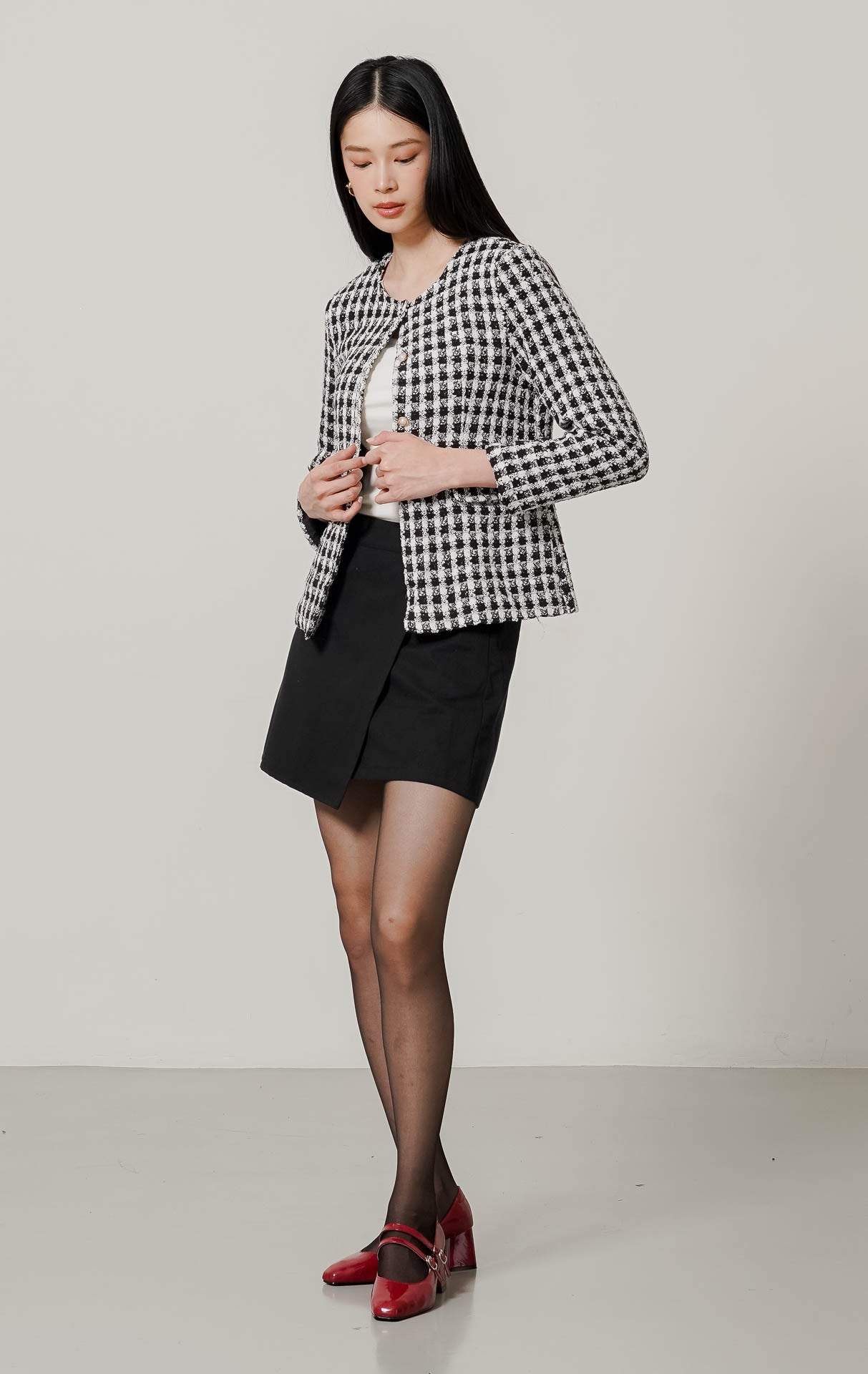 Rose Top Black