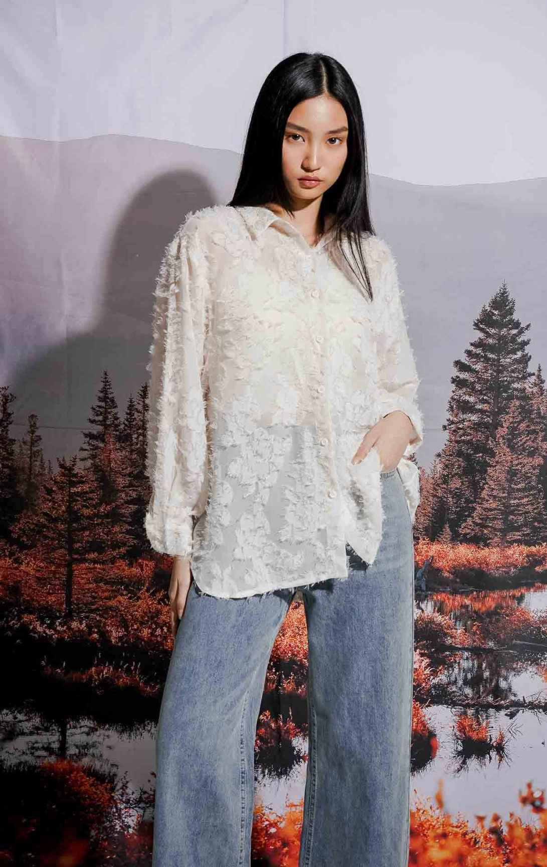 Yvette Top Ivory