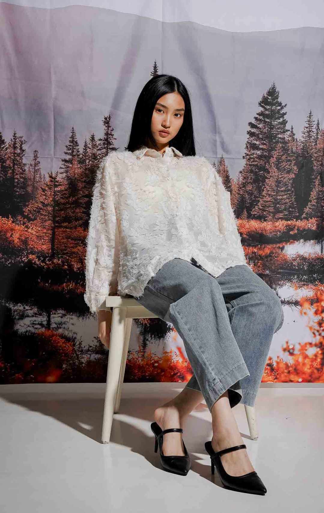 Yvette Top Ivory