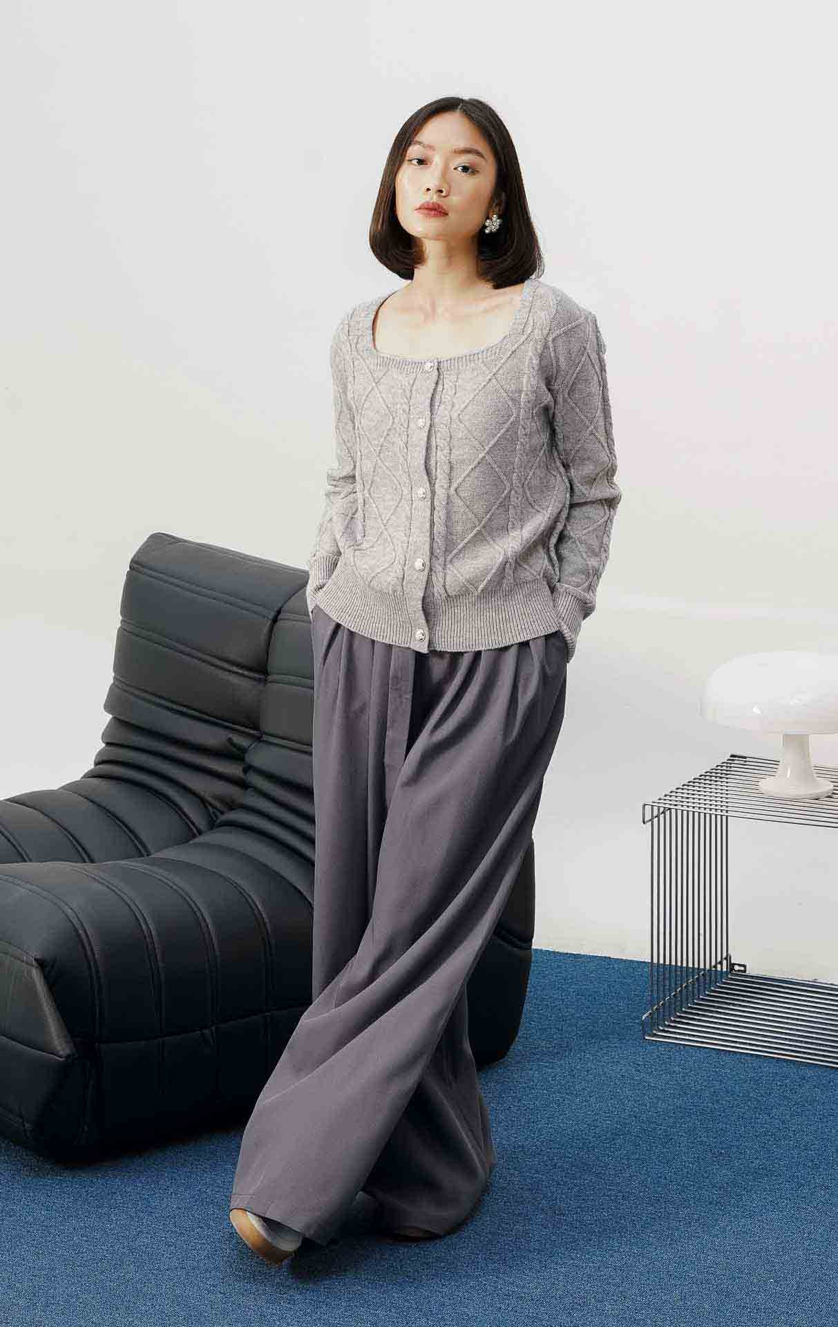 Slavita Cardigan Grey
