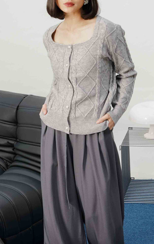 Slavita Cardigan Grey