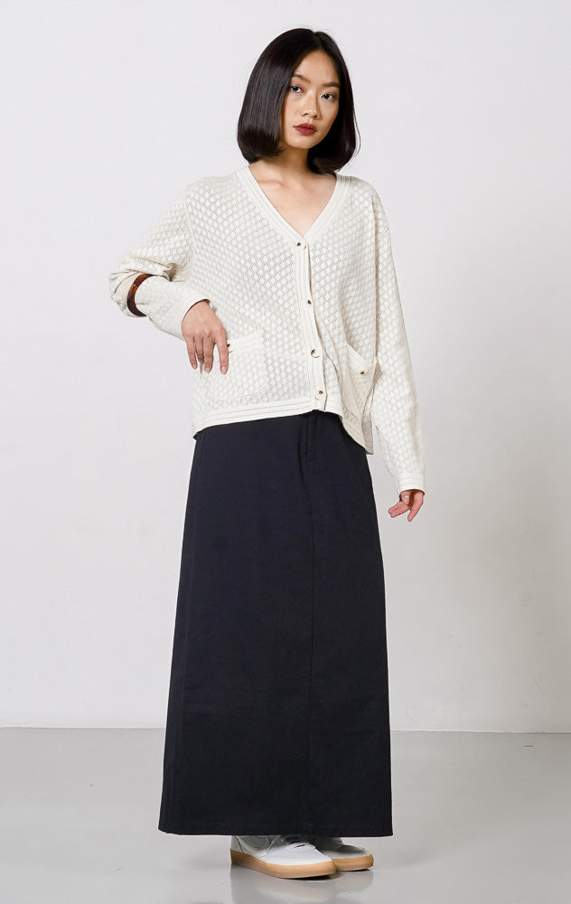 Madilyn Knit Cardigan Ivory