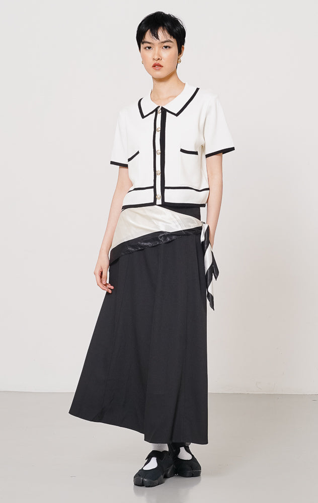 Ninna Knit Top White