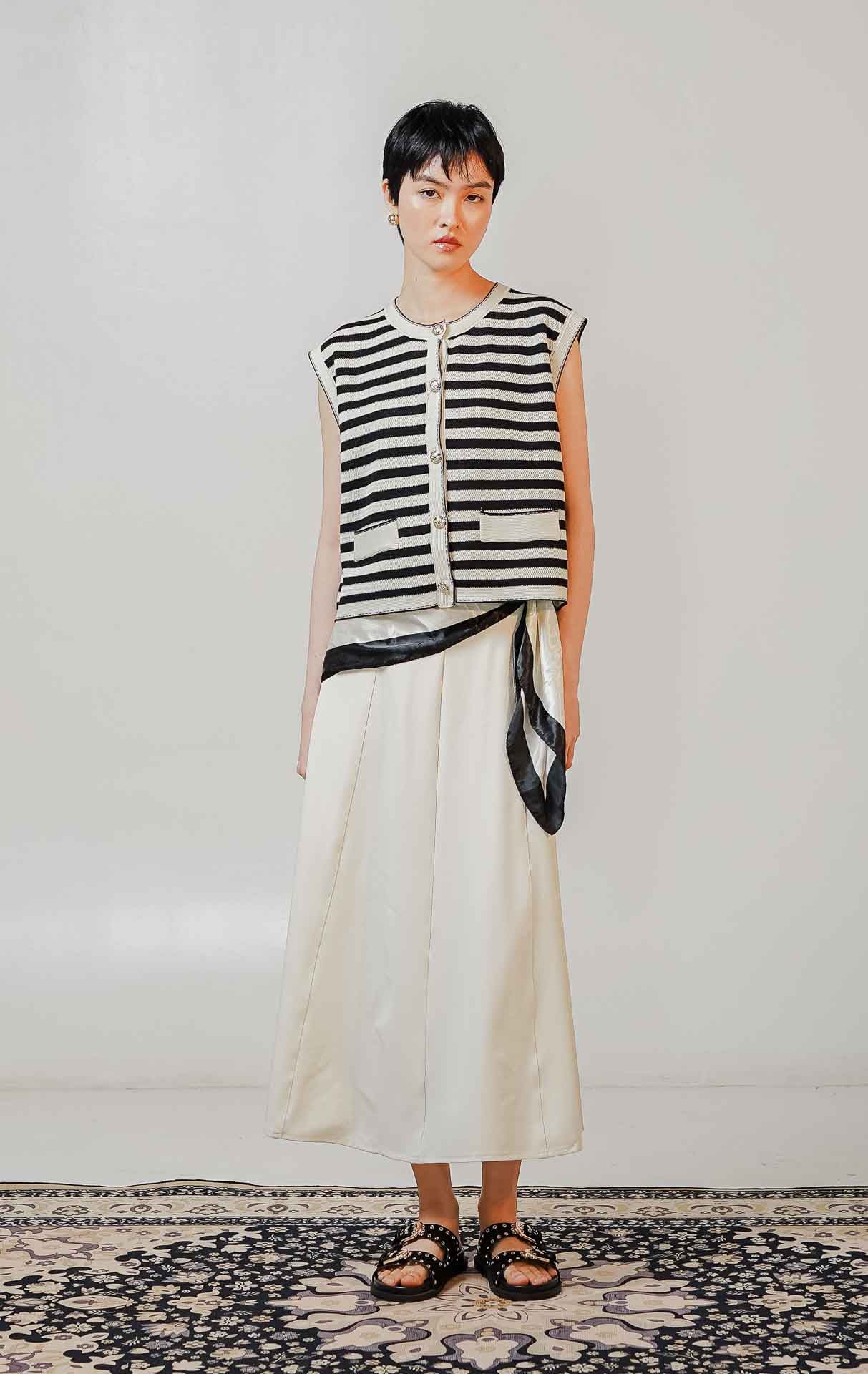 Londyn Knit Top Ivory