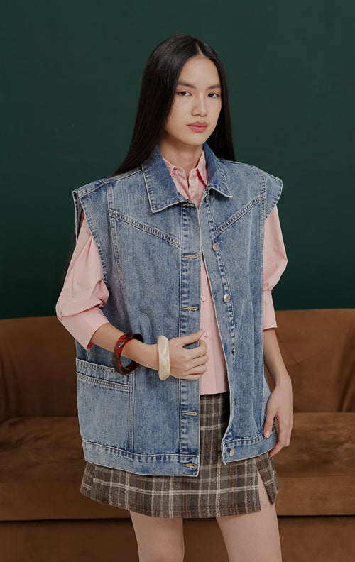 Deloula Vest Denim