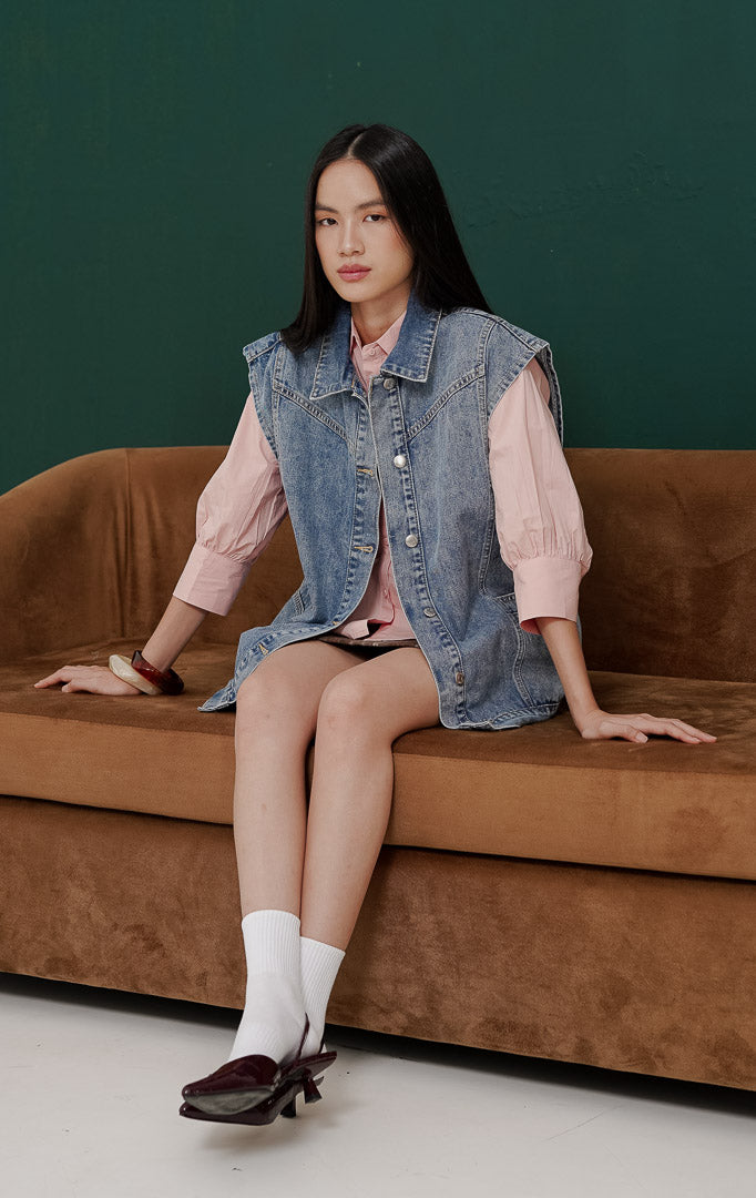 Deloula Vest Denim