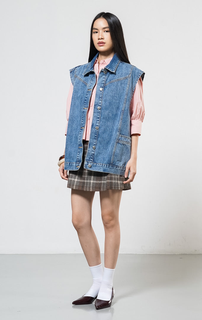 Deloula Vest Denim