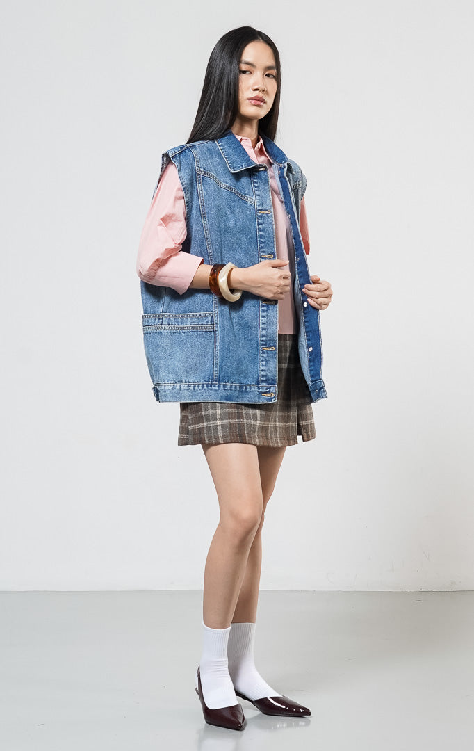 Deloula Vest Denim