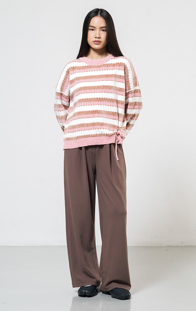 Zendaya Sweater Pink Striped