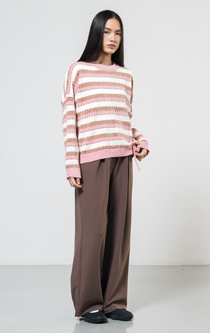 Zendaya Sweater Pink Striped