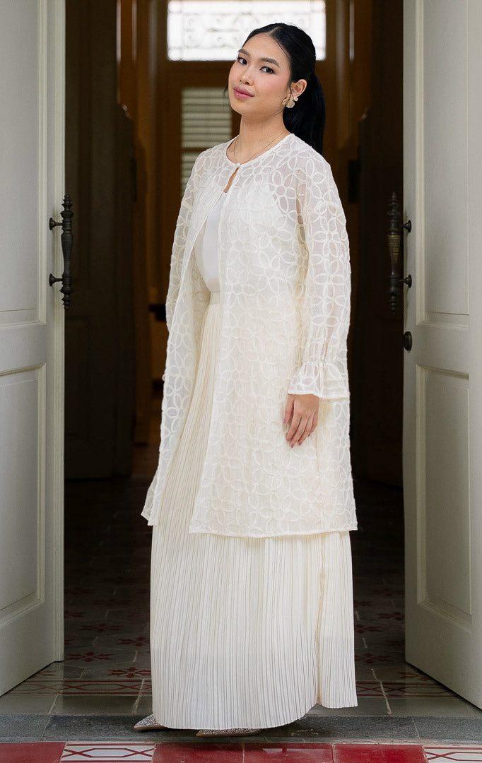 EID Fariha Top Ivory