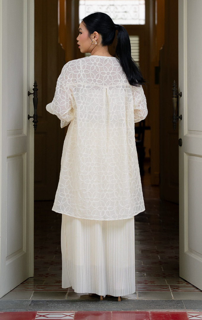 EID Fariha Top Ivory