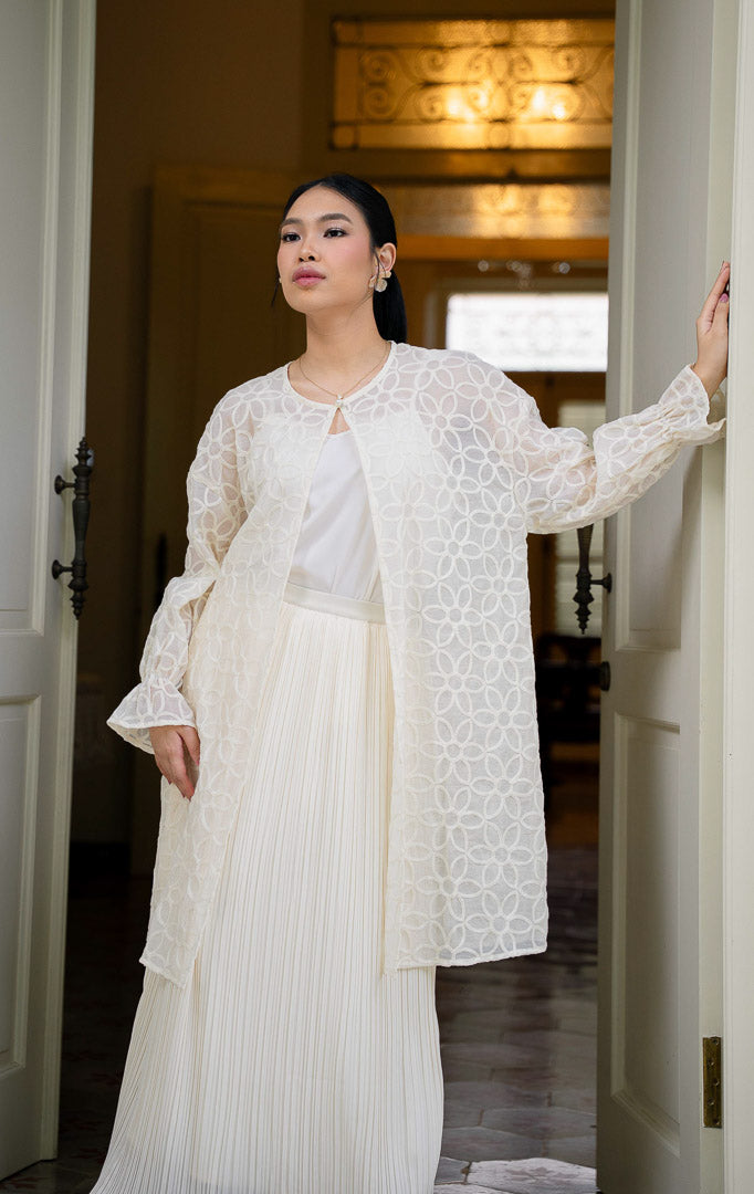 EID Fariha Top Ivory