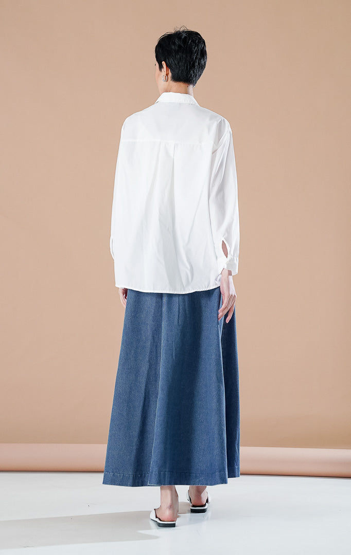 Amaranth Top White