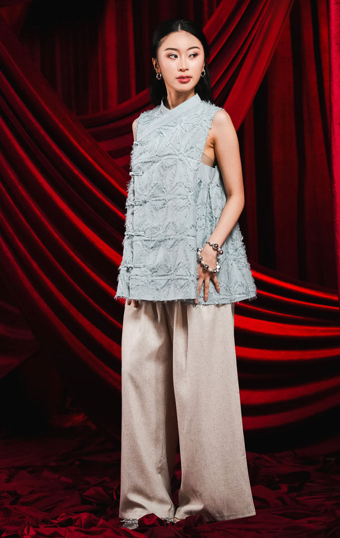 CNY Dandelion Vest Blue