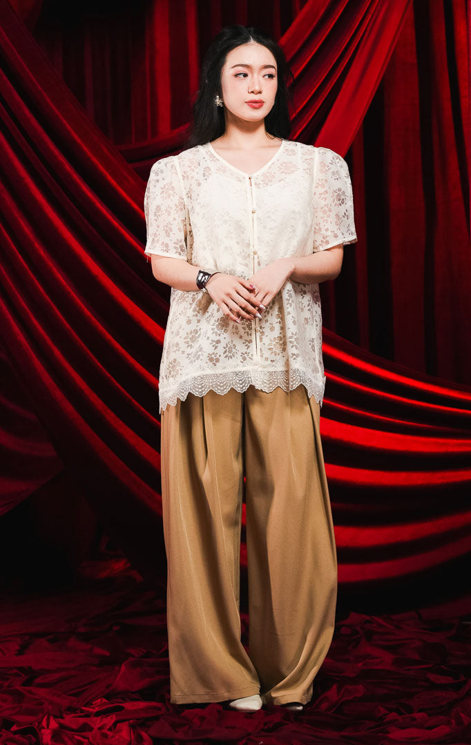 CNY Hortensia Top Ivory