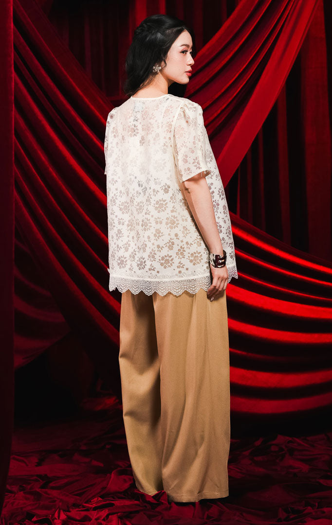 CNY Hortensia Top Ivory