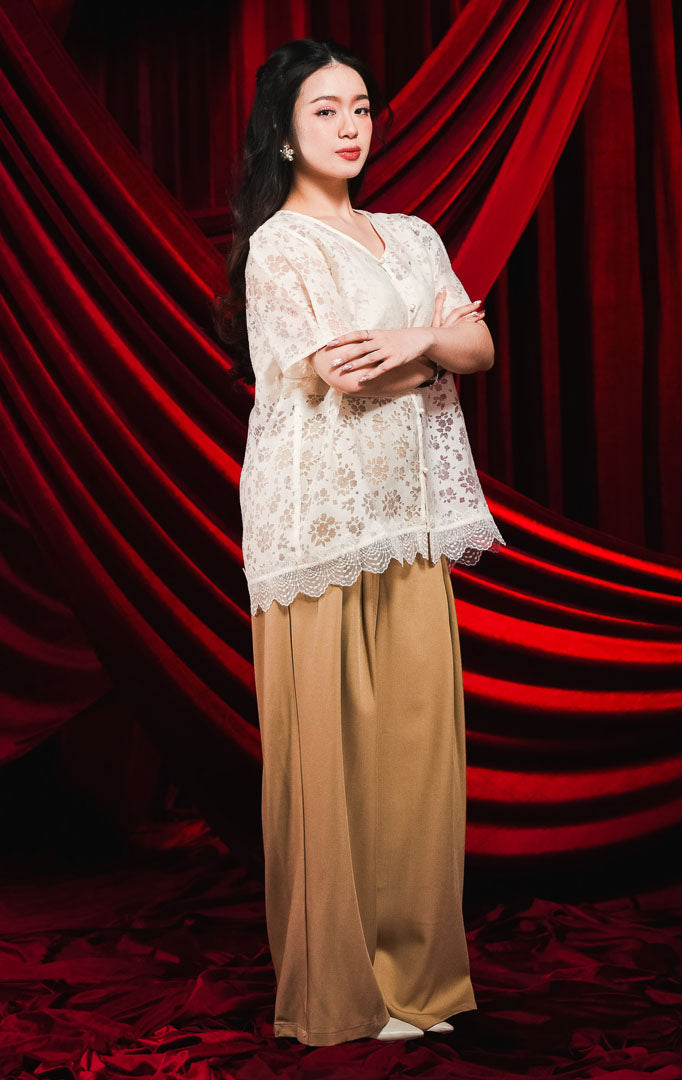 CNY Hortensia Top Ivory