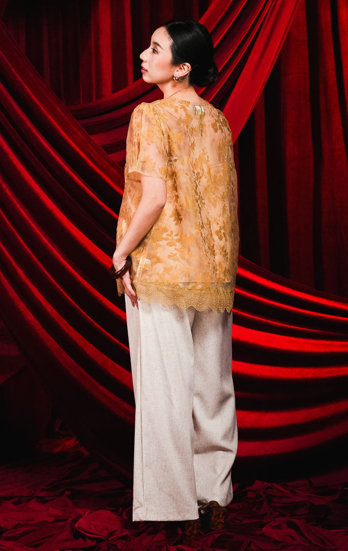 CNY Hortensia Top Brown