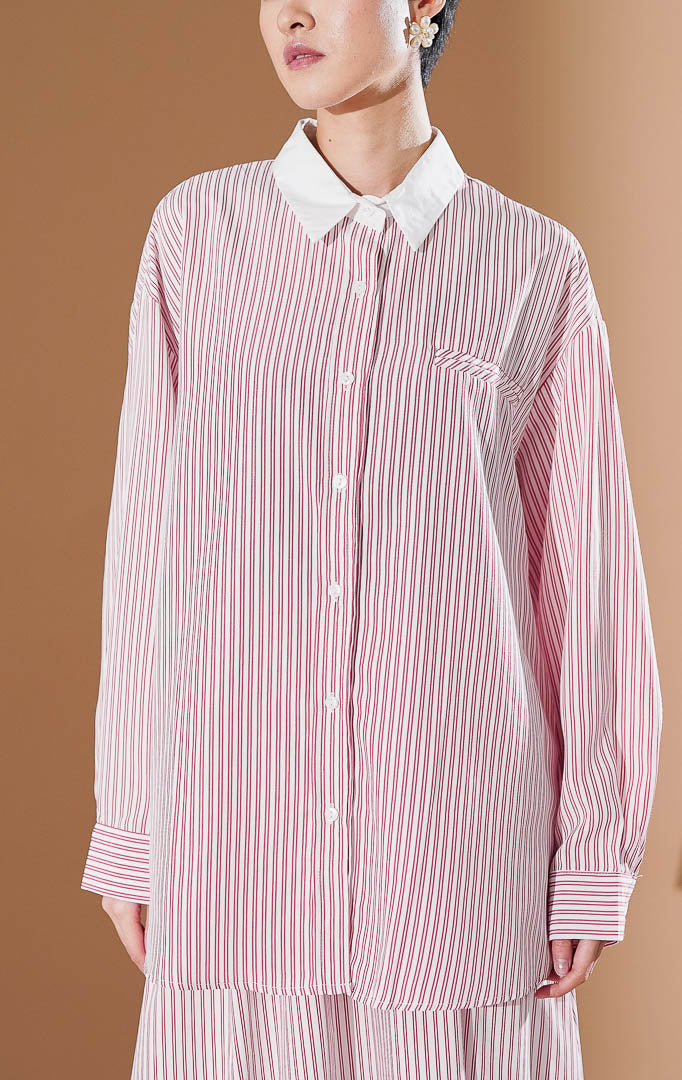 Anette Top Pink Striped