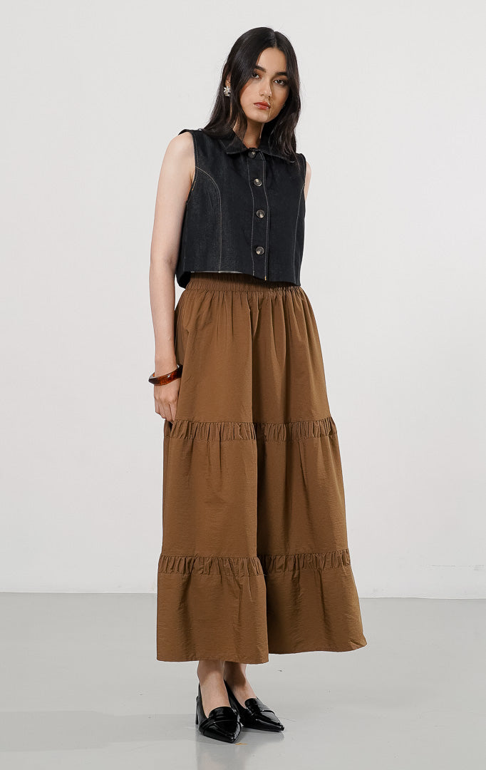 Norani Top Black Denim