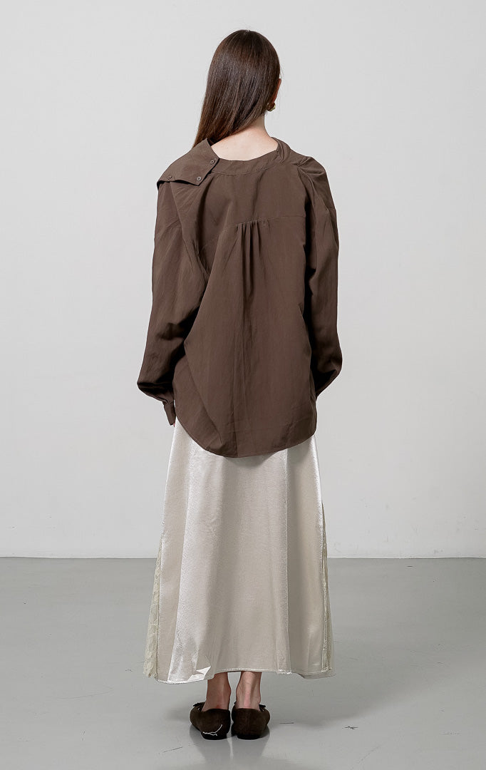 Georgina Top Dark Brown
