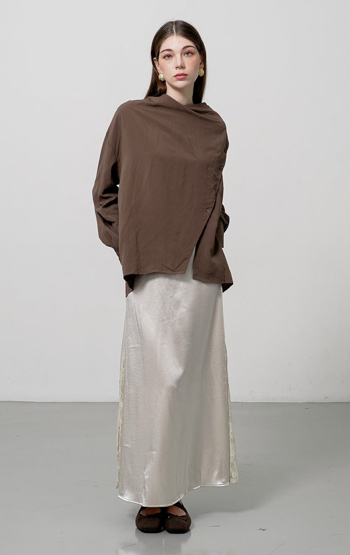 Georgina Top Dark Brown